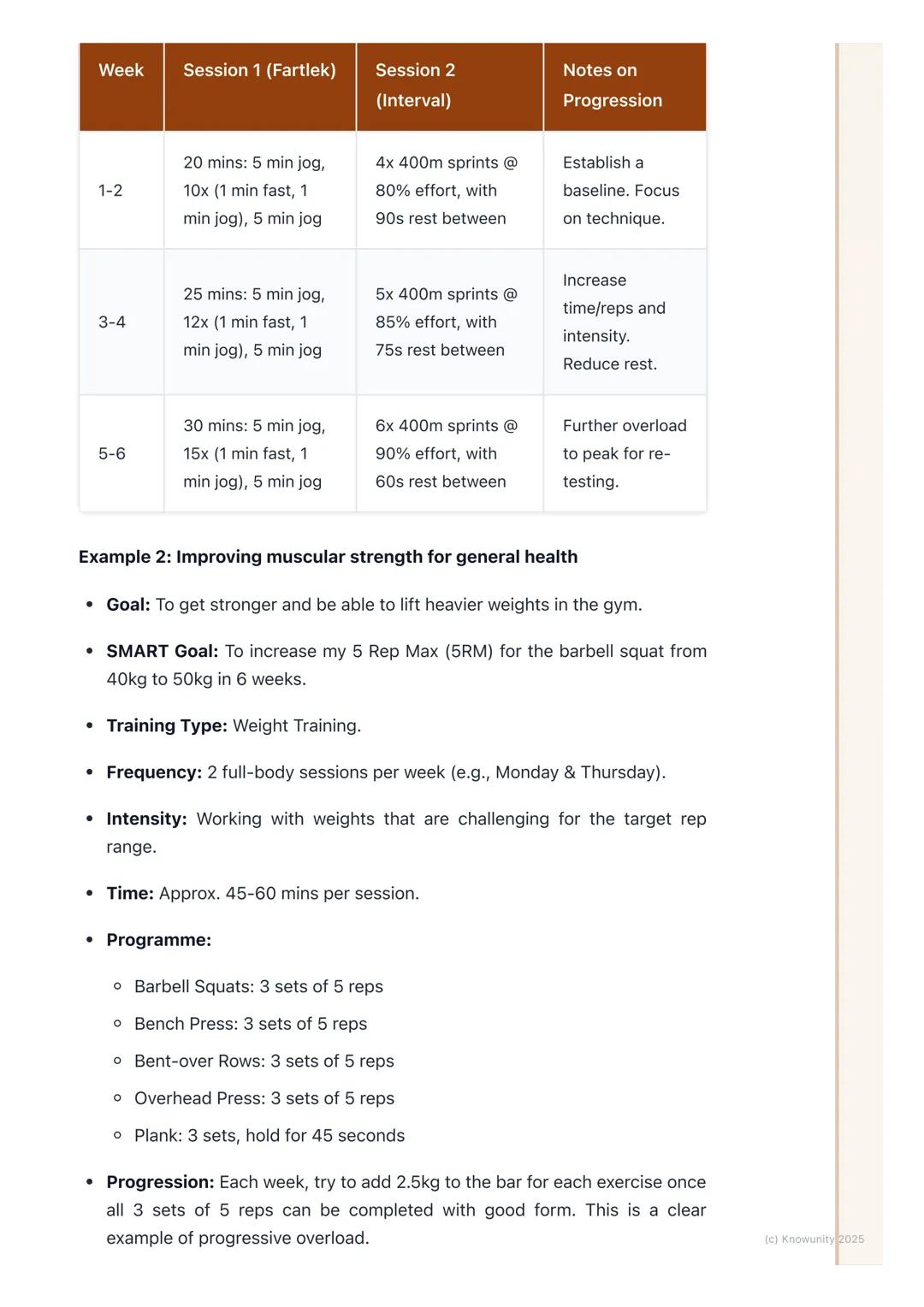 # Developing a Personal
Exercise Programme (PEP)
Introduction to personal exercise programmes
A Personal Exercise Programme (PEP) is a tra