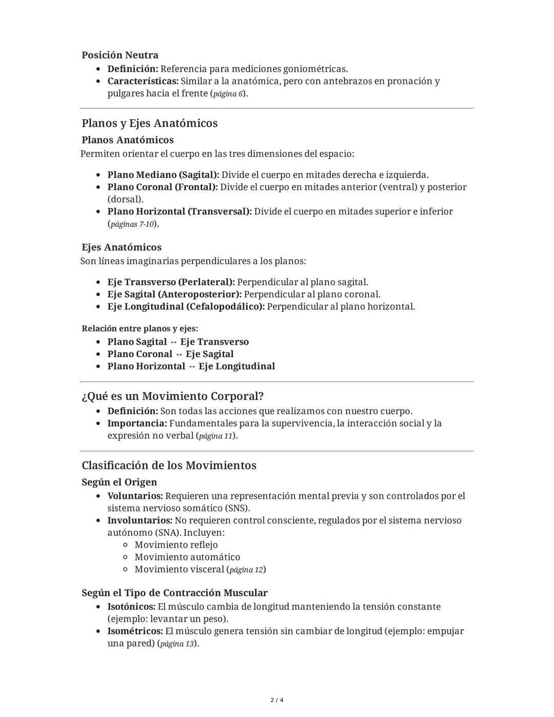 Introducción
Fundamentos de Movimientos Corporales
El documento presentado corresponde a una clase de la Universidad San Sebastián,
específi