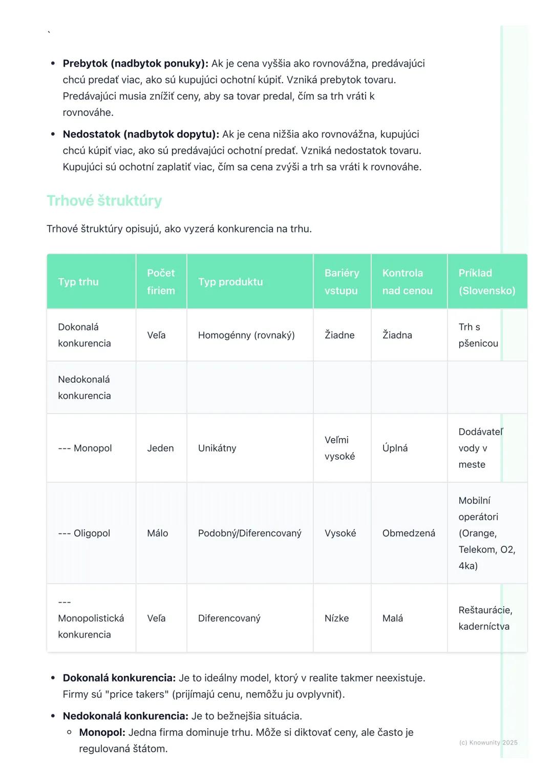 # Trh a trhový mechanizmus
## 1. Prehľad trhu a trhového mechanizmu
Trh a trhový mechanizmus sú základné pojmy, ktoré potrebujem pochopiť,