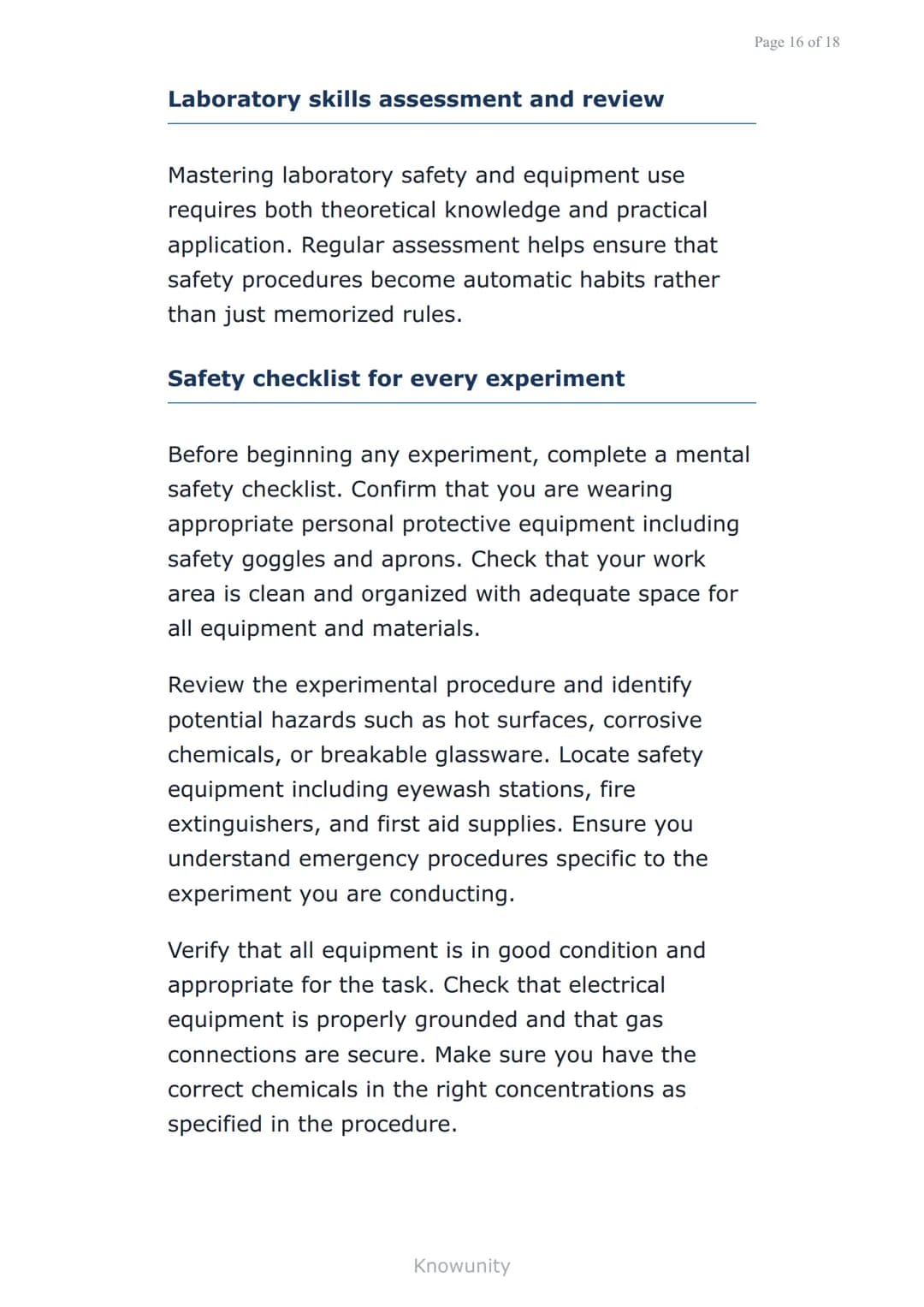Laboratory safety and equipment for scientific
inquiry
Essential safety rules and equipment
use for Grade 7 science labs
What you will learn