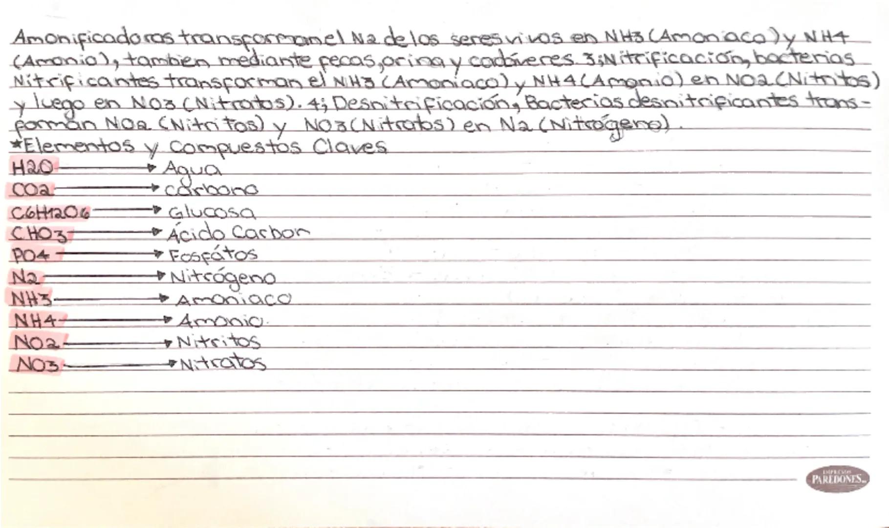 # Principales Ciclos Biogeoquímicos ①
Ciclo del Agua: 1; Evaporación del agua, 2; condensación y formación de
nubes, 3; Precipitación, form