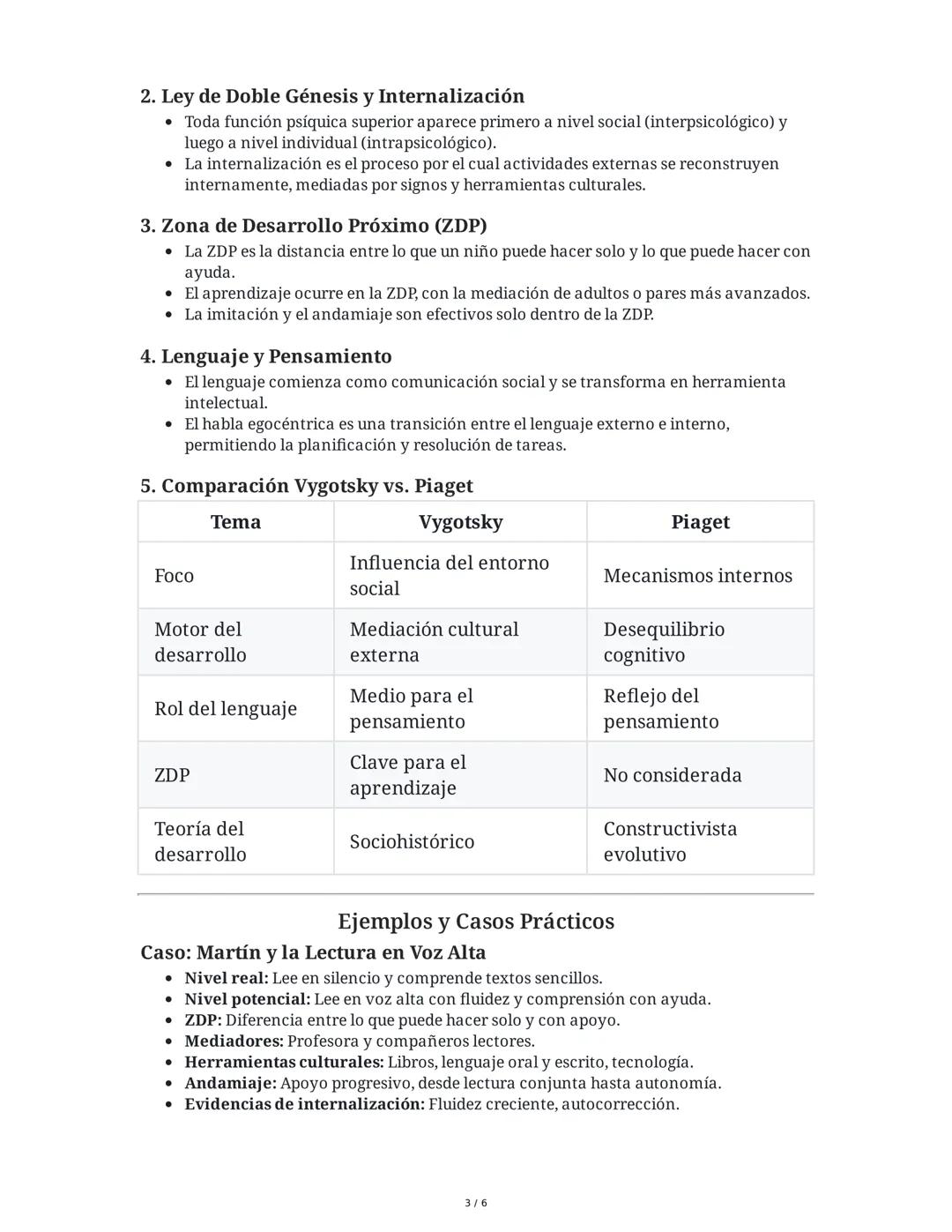 Ficha de Estudio: Desarrollo y Aprendizaje
1. Corrientes Epistemológicas: Racionalismo, Empirismo y
Constructivismo
* Racionalismo: El conoc