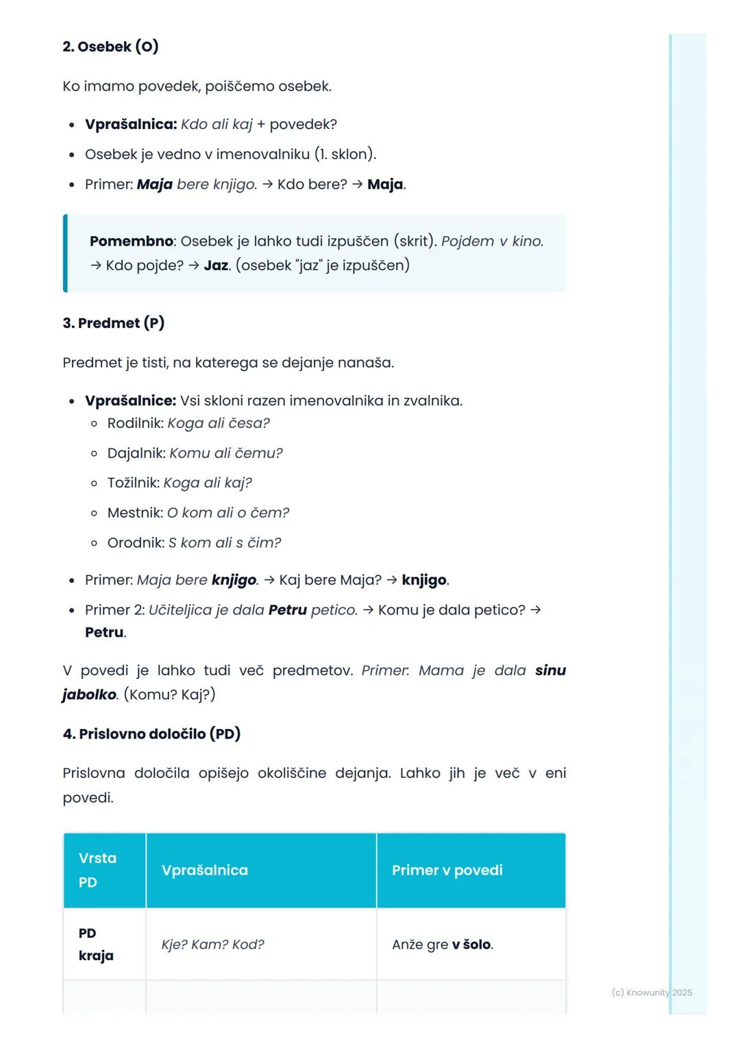 # Stavčni členi
Uvod v stavčne člene
Stavčni členi so deli povedi. Vsaka beseda ali skupina besed v povedi
ima svojo nalogo. Če razumemo t