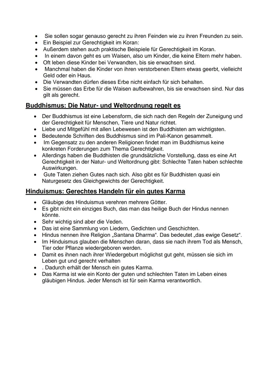 # Gerechtigkeit
Judentum:
- Gerechtigkeit entscheidet über das Schicksal der Welt Gerecht zu sein, wird im
Judentum von jedem seiner Gläub