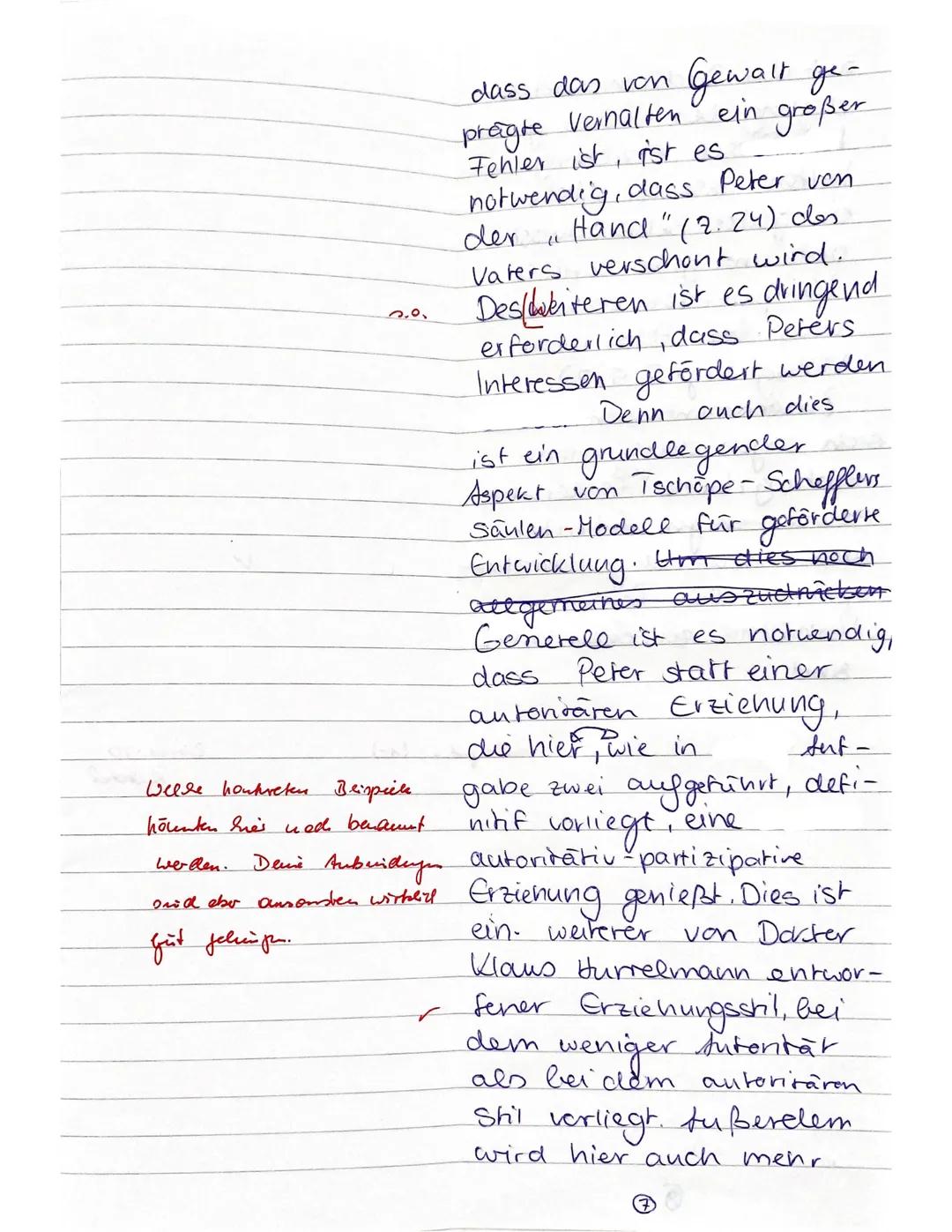 # Fallbeschreibung,,, Peter"
Peter ist das jüngste von drei Kindern der Familie W.. Er wird im Alter von zehn Jahren
einer Erziehungsberatu