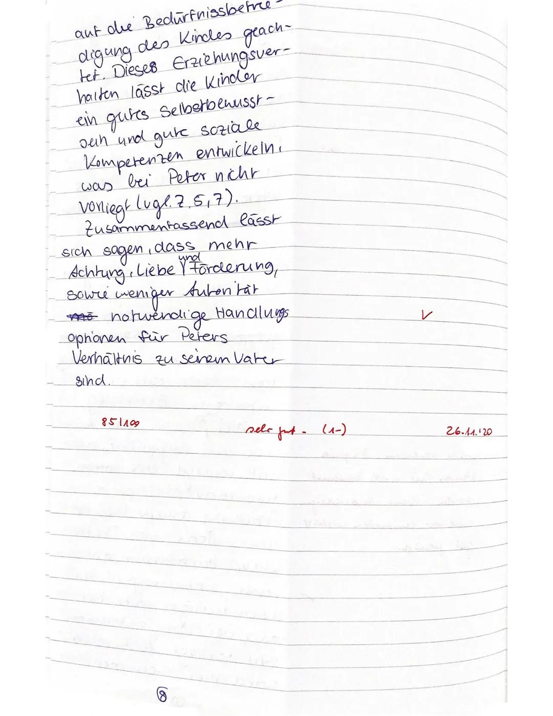 # Fallbeschreibung,,, Peter"
Peter ist das jüngste von drei Kindern der Familie W.. Er wird im Alter von zehn Jahren
einer Erziehungsberatu