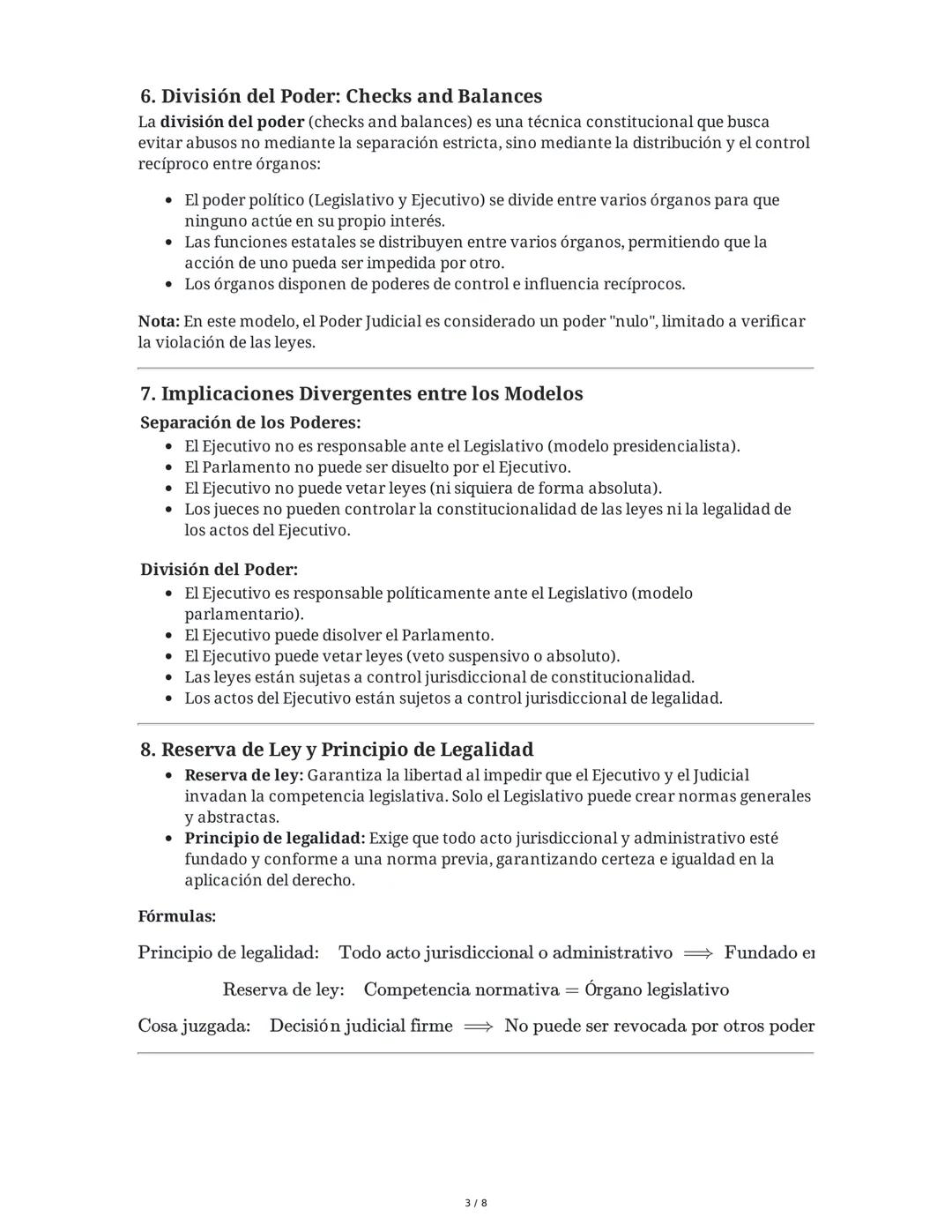 Separación de los Poderes del Estado - Riccardo Guastini
1. Introducción: Dos Doctrinas Fundamentales
Riccardo Guastini distingue entre dos