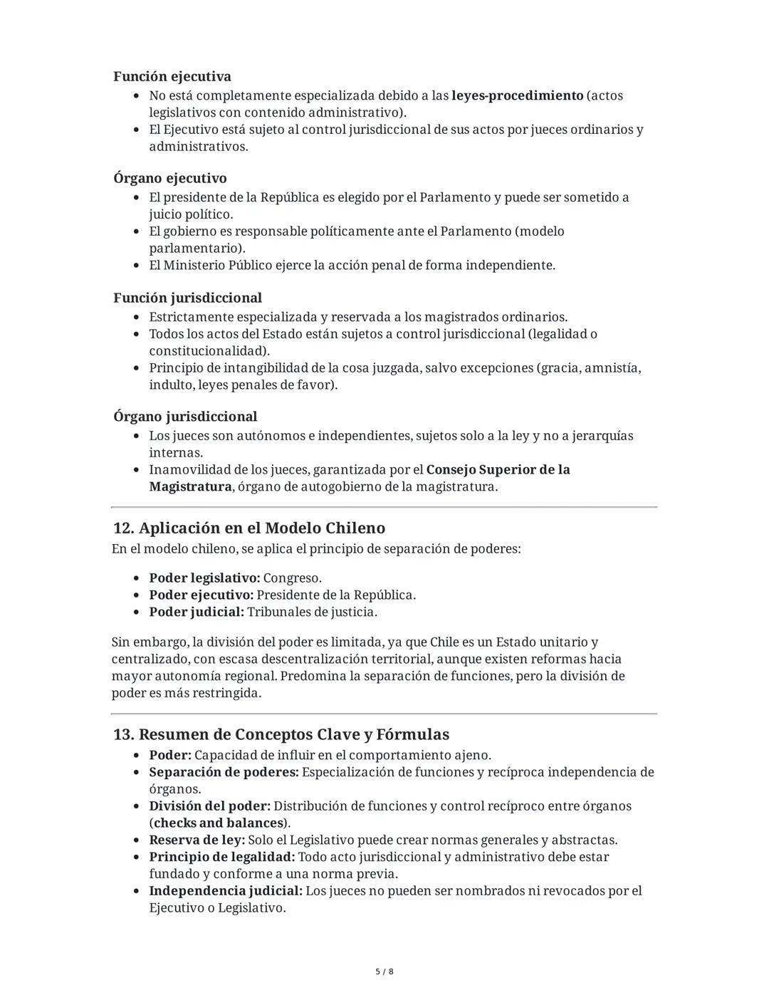 Separación de los Poderes del Estado - Riccardo Guastini
1. Introducción: Dos Doctrinas Fundamentales
Riccardo Guastini distingue entre dos