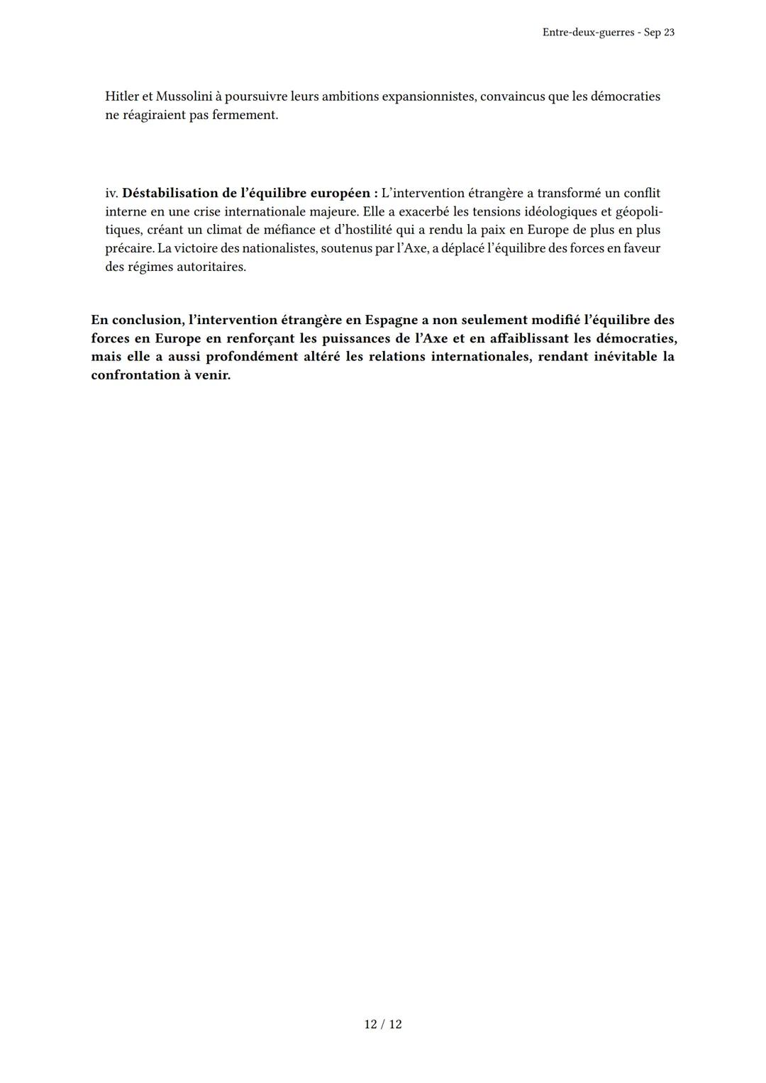 # Entre-deux-guerres
Généré par Knowunity.fr - Sep 23
Description: Cet examen couvre l'Entre-deux-guerres, les démocraties fragilisées et